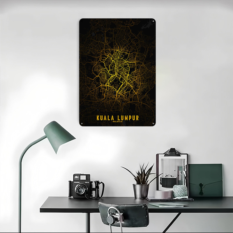 Kuala Lumpur Golden City Map P - Home Decor Kuala Lumpur ulasan dan harga
