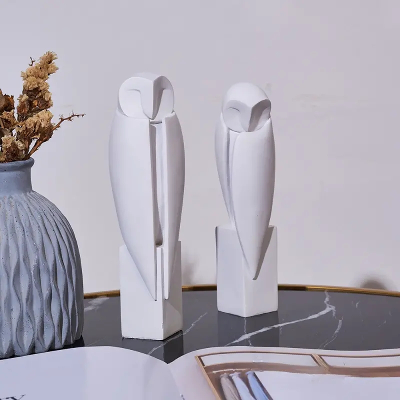 Minimalist Owll Statue Sculptu - Home Decor On Sale ulasan dan harga