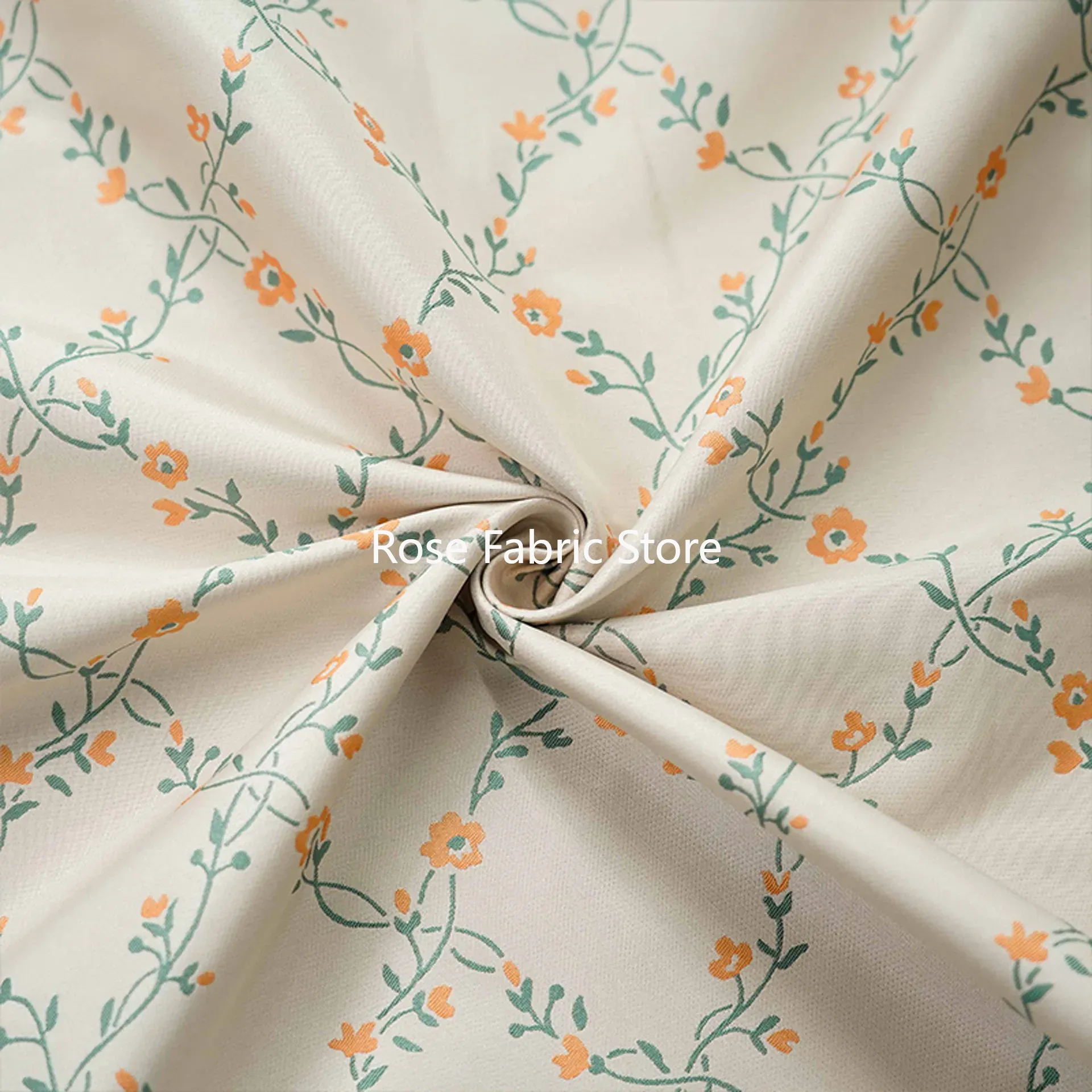 1 Meter Small Flower Yarn Dyed - Yarn Home Decor ulasan dan harga