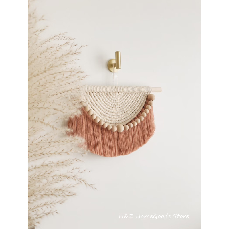 Macrame Wall Hanging Tapestry  - Yarn Home Decor ulasan dan harga