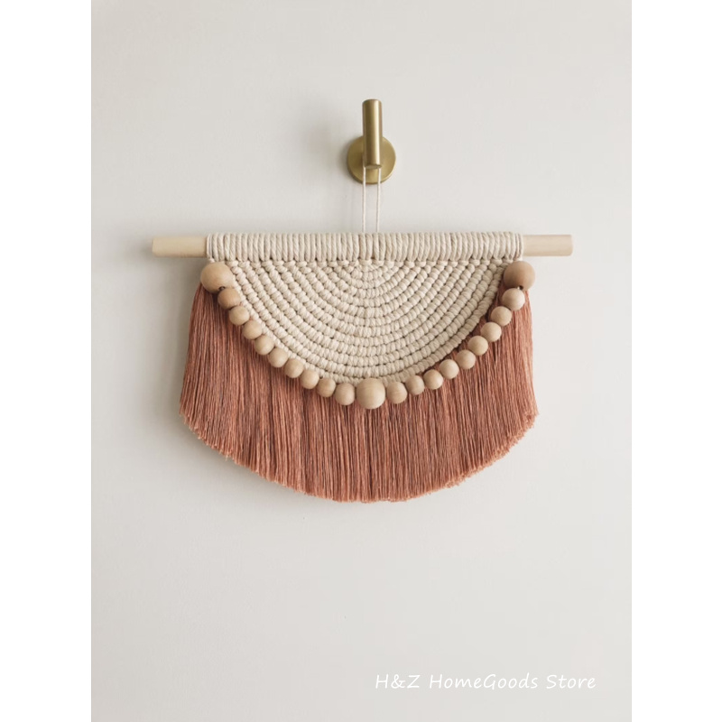 Macrame Wall Hanging Tapestry  - Yarn Home Decor ulasan dan harga