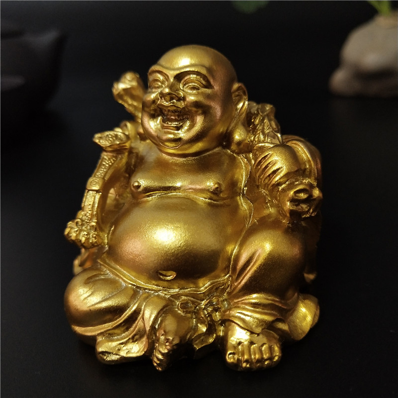 Golden Sitting Feng Shui Maitr - Home Decor On Sale ulasan dan harga