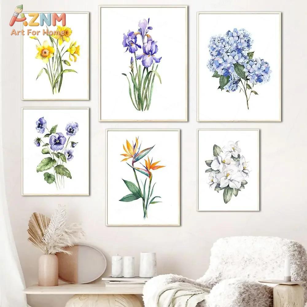 AZNM Elegant Wildflower Art Bl - Home Decor Nz ulasan dan harga